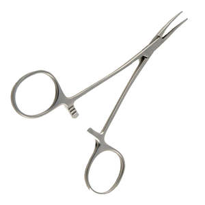 Pinzas Hemostáticas Curvas Dentadas de Acero Inoxidable para Mosquitos - Juego de Instrumentos Manuales con Certificación CB - Product Image 1