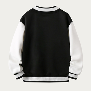 Lettre de broderie chenille personnalisée Patch détail deux tons Baseball Letterman College Varsity Jacket pour hommes - Product Image 2