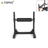 TOPKO, soporte de rodillo para sentadillas de una sola pierna ajustable de alta calidad, equipo de gimnasio comercial, soporte multifuncional para sentadillas de una sola pierna