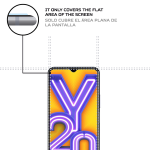 Protector de pantalla ANTISHOCK para Vivo Y20 2020, película protectora premium para la pantalla del teléfono - Product Image 3