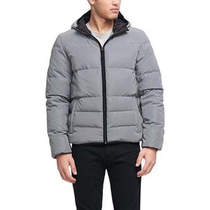 100% Polyester haute rue automne mode outillage vers le bas manteaux hommes 2025 nouvelle marque de mode manteau ample décontracté à capuche hommes vestes - Product Image 1