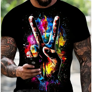 Camiseta de ropa a granel de alta calidad con diseño de bordado de impresión personalizada 100% algodón - Product Image 2