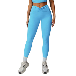 Leggings d'entraînement d'été sans coutures pour femmes, bas de sport personnalisés, respirants et antibactériens pour le yoga, la course et les activités physiques - Product Image 2