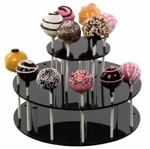 Support de présentation transparent en acrylique pour sucettes, impression personnalisée, pour mariages en extérieur, utilisation sur bureau, étanche, portable, taille personnalisée, décoration de desserts - Product Image 6
