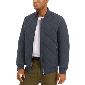 Haute qualité OEM Premium personnalisé hommes collège Baseball université Bomber veste lâche décontracté tendance broderie Patch toile tissu - Product Image 2