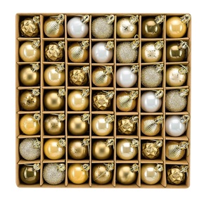 เครื่องประดับต้นคริสต์มาสทำจากทองเหลืองกันแตกขนาดเล็ก49ct การหล่อแบบแขวน30มม. สำหรับตกแต่งบ้าน - Product Image 1