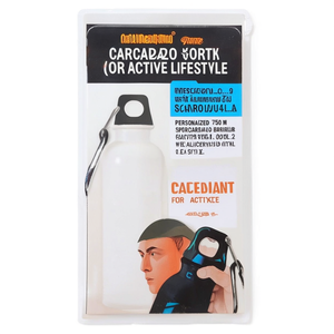 Borraccia Sportiva Personalizzata in Alluminio da 750ml con Moschettone per Stile di Vita Attivo - Product Image 2