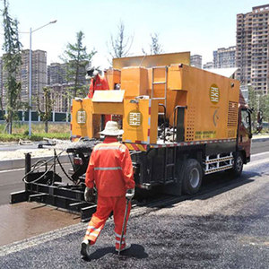 Maquinaria de carretera, máquina de sellado de lechada de asfalto, micro pavimentadora de superficie - Product Image 5