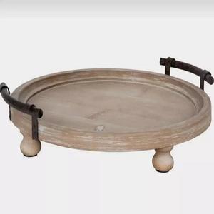 Bandeja de servicio de madera con forma rectangular, vajilla elegante para el hogar, hotel y servicio de cocina - Product Image 3