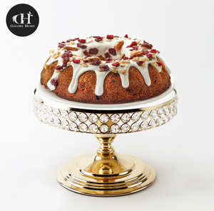 Soporte de pastel de 4 niveles de Metal Extra grande de latón AK en plata con acabado antiguo de calidad Premium para decoración Interior de Hotel/utensilios de cocina - Product Image 3