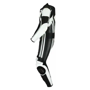 2026 Trending Motorcycle Racing <b>Bodysuit</b> Breathable Waterproof Flame-Retardant Anti-UV Armored <b>Leather</b> Suit Professional Unisex - Product Image 3