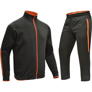 Personnalisé 100% Polyester Léger Streetwear À Capuche Solide Survêtement Ensemble pour Hommes Conception Surdimensionnée Hiver Chaud Sportswear Usine - Product Image 1