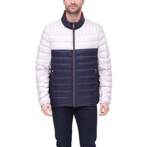 Veste matelassée imperméable de haute qualité avec fermeture éclair pour homme, personnalisable avec broderie, tendance, pour activités de plein air, streetwear sportif - Product Image 2