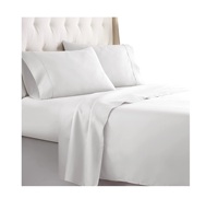 Parure de lit en coton blanc, taille King, tissée, imprimée, moderne, vente en gros de textiles de maison en Inde