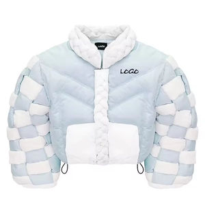 Logo personnalisé d'usine OEM veste bouffante de haute qualité pour hommes veste d'hiver chaude matelassée grande taille - Product Image 2