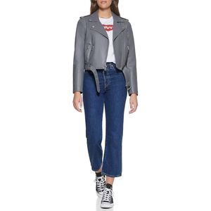 Veste bomber décontractée en daim de mouton vintage pour femmes, manches longues, hiver, fermeture éclair, respirante, poches en coton, streetwear - Product Image 3