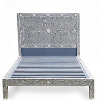Commode moderne au design marocain avec incrustation d'os vert Commode et buffet pour meubles de chambre à coucher