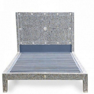 Commode moderne au design marocain avec incrustation d'os vert Commode et buffet pour meubles de chambre à coucher - Product Image 3