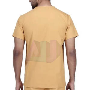 Ensemble de blouses de travail en coton écologique léger avec une construction douce et lisse durable pour l'utilisation en milieu hospitalier pour hommes - Product Image 4