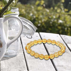 NOVAMART Fine Arihant Gems & Jewels Unisex Citrine Bracelet Natural Astrological Gemstone Positive Effect Crystal <b>Bangle</b> for Bot - Product Image 6