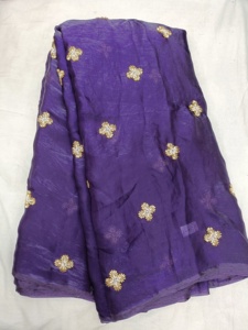 Espace soie travail broderie tissu faire à fantaisie lehenga matériel - Product Image 4