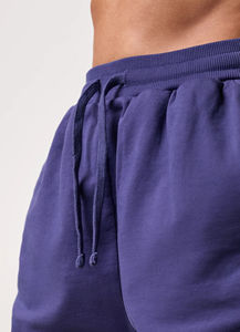OEM/ODM shorts pour femmes 100% coton polaire court logo imprimé personnalisé avec des cordes en coton vêtements décontractés légers shorts pour femmes - Product Image 5