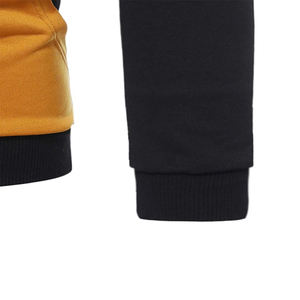 Ensemble de pantalons de survêtement à capuche avec cordon de serrage de couleur assortie pour hommes vêtements d'hiver à manches ordinaires personnalisés couleur bloc OEM - Product Image 5