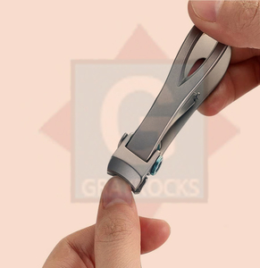 Vente en gros de coupe-ongles en acier inoxydable à bord droit, pince de manucure et de pédicure pour ongles épais, conception de lame incurvée pour adultes - Product Image 2