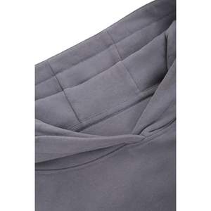 Venta al por mayor de manga larga Colección de invierno Mujeres Drop Shoulder Hoodies de moda y cómodas sudaderas con capucha para damas - Product Image 5