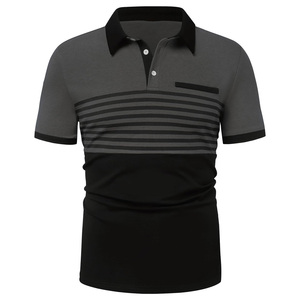 Polos para hombre impresos personalizados con fabricación OEM, ajuste transpirable, estilo cómodo y opciones de marca - Product Image 1