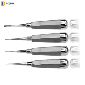 ความหรูหราชุดลิฟท์ทันตกรรมเครื่องมือถอนฟันสแตนเลสสตีล4ชิ้นขนาด1.5มม. 2มม. 3มม. เครื่องมือทางการแพทย์ - Product Image 3