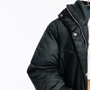 Veste matelassée surdimensionnée en nylon imperméable pour femmes OEM / Prix de gros, veste matelassée de haute qualité pour femmes, dernier design - Product Image 6