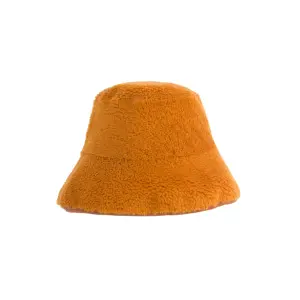 Sombreros de hombre Color naranja y azul marino piel de oveja sombrero de cubo de doble cara para hombre gorros de lana baratos sombreros esponjosos cabeza de invierno