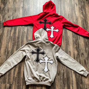 Sweat-shirt à manches longues pour homme et femme, streetwear, logo personnalisé, hip-hop - Product Image 2