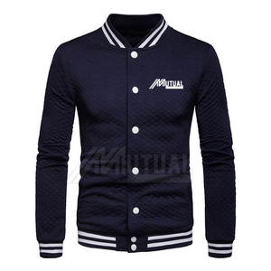 La chaqueta a prueba de viento Letterman para hombre más vendida, nuevo estilo, ropa de lona a la moda - Product Image 1
