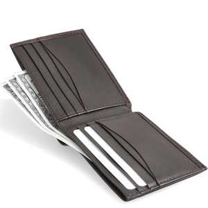 New Custom Made Solid <b>Plain</b> <b>Colour</b> Leather Wallet Best Outlet Fashion Trend Leather Wallet - Product Image 2