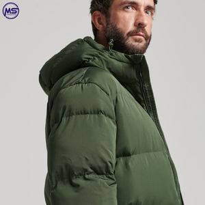 Veste longue en Polyester pour homme, vêtement d'hiver, personnalisé, Design OEM, imperméable - Product Image 4