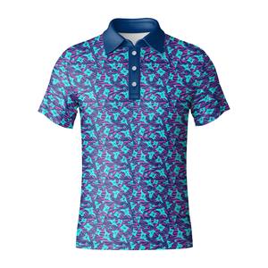 Polo de Golf para Hombre, Poliéster y Elastano, Alta Calidad, Fácil Cuidado, Uniforme de Entrenamiento de Golf, Logotipo Personalizado - Product Image 1