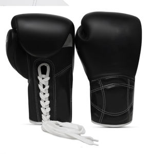 OEM de diseño personalizado de cuero de la PU Super guantes de boxeo con cordones Nueva llegada suave acolchado guantes de entrenamiento MMA - Product Image 1