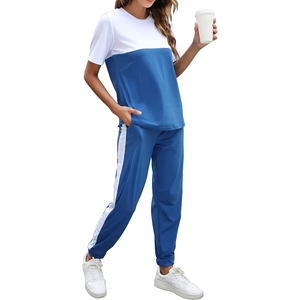Nueva llegada de las mujeres de gimnasio chándal Slim Fit transpirable impreso ropa deportiva cómoda de invierno para adultos en venta precio barato - Product Image 1