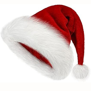 Gorro de Papá Noel Kayatrek 2026, Oferta Especial de Navidad, para Adultos, Tacto Suave y Cómodo, Gorros de Papá Noel de Terciopelo Grueso - Product Image 1