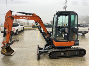Mini-excavatrice Hitachi ZX35U-5 d'occasion, moteur Yanmar 28,4 CV, 3,5 tonnes, excavatrice sur chenilles à oscillation zéro - Product Image 5
