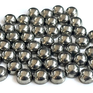 Natural Super calidad superior pirita 10mm cabujón redondo calidad AAA - Product Image 1