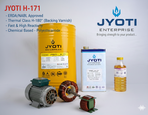 Vernis isolant en polyesterimide de classe H, vernis de support à séchage rapide pour les enroulements de moteurs et de transformateurs, application au pinceau JYOTI H-171 - Product Image 4