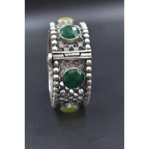 high quality latest fashion handmade designer <b>silver</b> look alike western look openable <b>bangle</b> <b>for</b> girls and <b>women</b> - Product Image 3