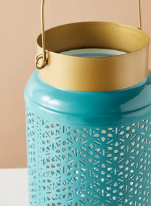 Linterna de metal con detalle de cutwork hecha a mano con mango a precio asequible - Product Image 5