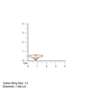 Heer by giva แหวนเพชรโอปอลฮาโลสีโรสโกลด์ - Product Image 6