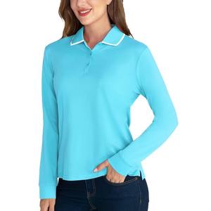 Camiseta de Manga Larga de Algodón de Alta Calidad para Mujer, Diseño Personalizado, Cómoda, Elegante, Informal, con Logotipo, Tejida, Transpirable 2026 - Product Image 1