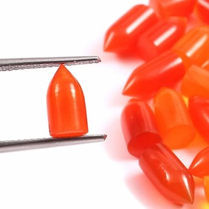 ผลิตภัณฑ์ใหม่กระสุนคาร์เนเลี่ยนธรรมชาติขนาด7x10มม. สำหรับเครื่องประดับขอบเครื่องประดับระดับสูงที่สม่ำเสมอ - Product Image 2