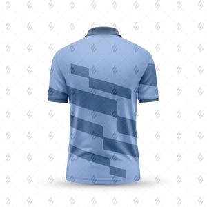 เสื้อเชิ้ตผู้ชายสีพื้น สัมผัสหรูหรา ผ้าผสมคอตตอนและโพลีเอสเตอร์ ระบายอากาศได้ดี ป้องกันรอยยับ แขนสั้น ผ้าถัก - Product Image 3